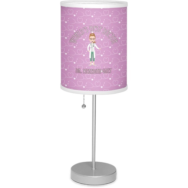 Custom Doctor Avatar 7" Drum Lamp with Shade (Personalized)