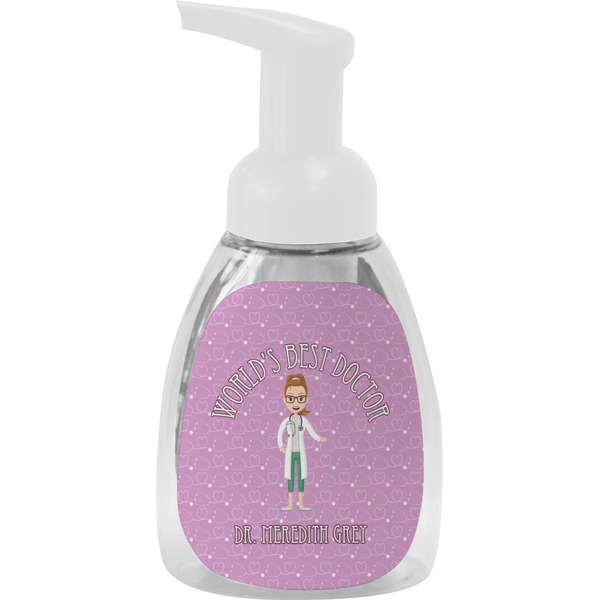 Custom Doctor Avatar Foam Soap Bottle - White (Personalized)
