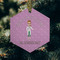 Doctor Avatar Frosted Glass Ornament - Hexagon (Lifestyle)