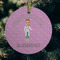 Doctor Avatar Frosted Glass Ornament - Round (Lifestyle)