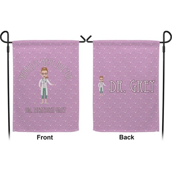 Doctor Avatar Garden Flag - Double Sided Front and Back