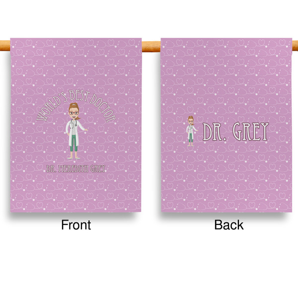 Doctor Avatar Garden Flags - Large - Double Sided - APPROVAL