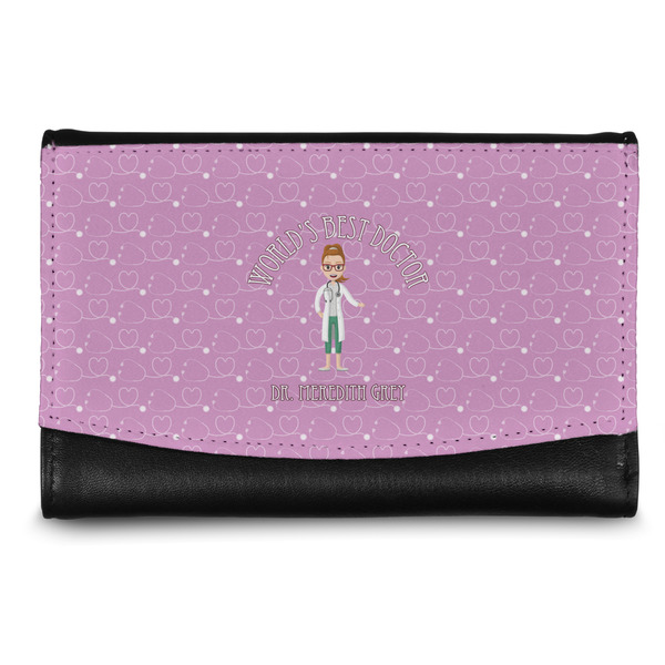 Custom Doctor Avatar Genuine Leather Women's Wallet - Small (Personalized)