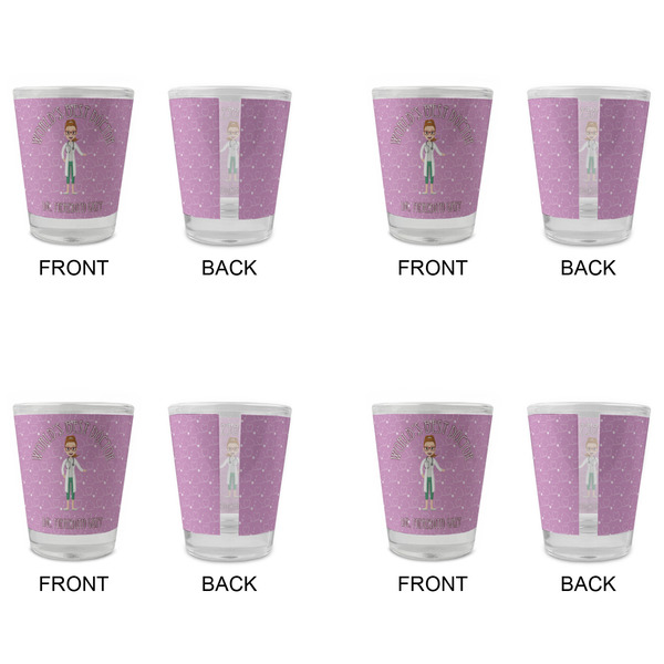 Doctor Avatar Glass Shot Glass - Standard - Set of 4 - APPROVAL