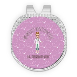 Doctor Avatar Golf Ball Marker - Hat Clip - Silver