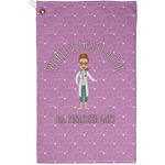 Doctor Avatar Golf Towel - Poly-Cotton Blend - Small w/ Name or Text