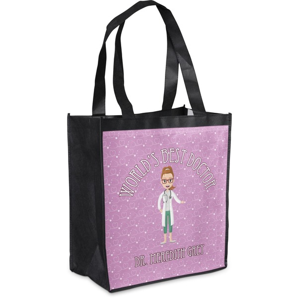 Custom Doctor Avatar Grocery Bag (Personalized)