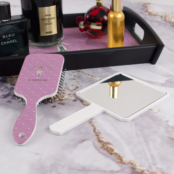 Doctor Avatar Hair Brush - With Hand Mirror