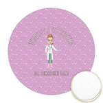 Doctor Avatar Printed Cookie Topper - Round (Personalized)