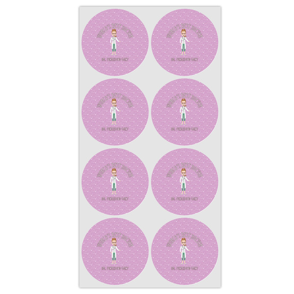 Doctor Avatar Icing Circle - Medium - Set of 8