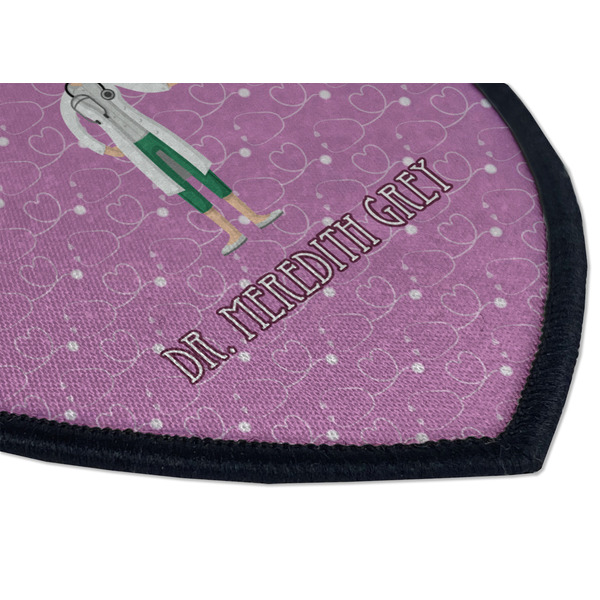 Doctor Avatar Iron on Shield 3 Detail