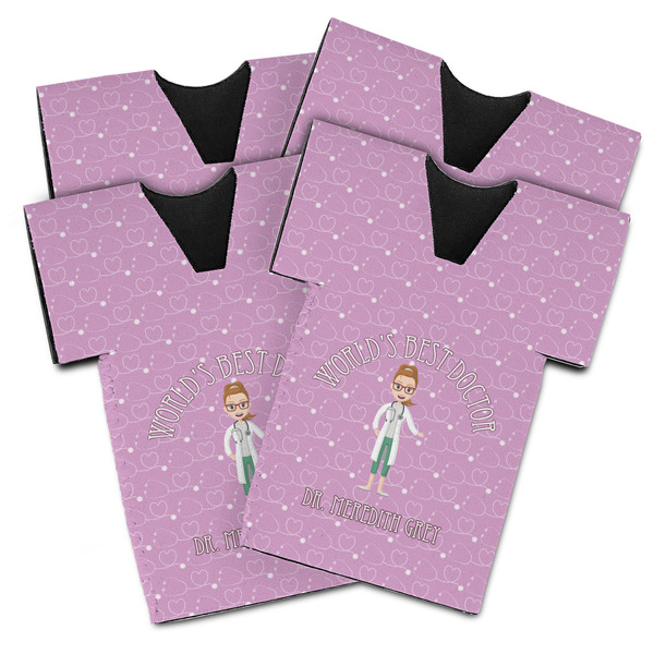 Doctor Avatar Jersey Bottle Cooler - Set of 4 - MAIN (flat)