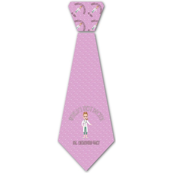 Custom Doctor Avatar Iron On Tie (Personalized)