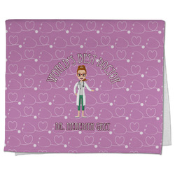 Doctor Avatar Kitchen Towel - Poly Cotton w/ Name or Text