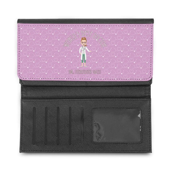 Doctor Avatar Ladies Wallet - Half Way Open