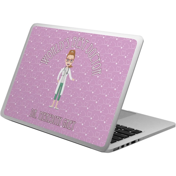 Custom Doctor Avatar Laptop Skin - Custom Sized (Personalized)
