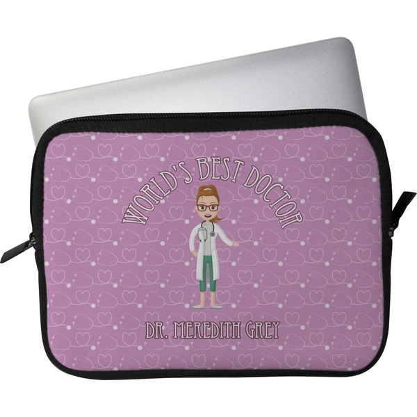 Custom Doctor Avatar Laptop Sleeve / Case (Personalized)