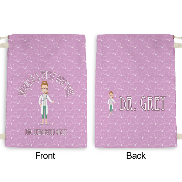Doctor Avatar Large Laundry Bag - Front & Back View