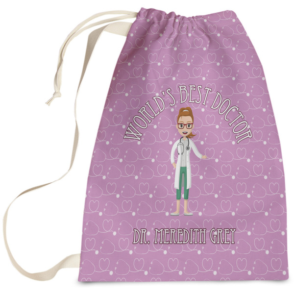 Custom Doctor Avatar Laundry Bag - Large (Personalized)