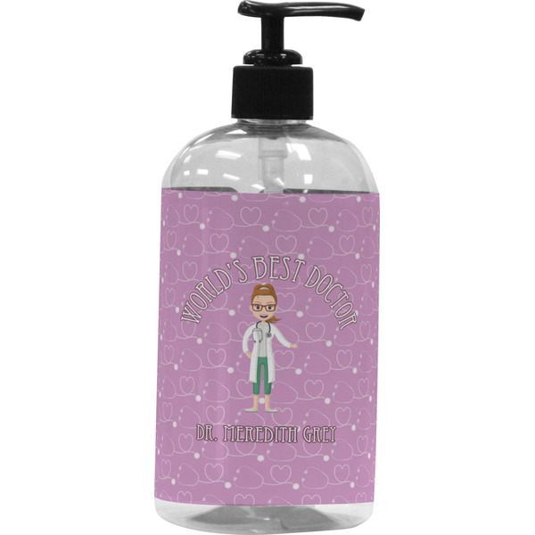 Custom Doctor Avatar Plastic Soap / Lotion Dispenser (Personalized)