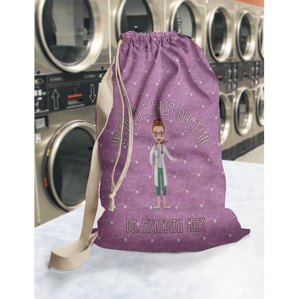 Doctor Avatar Laundry Bag in Laundromat