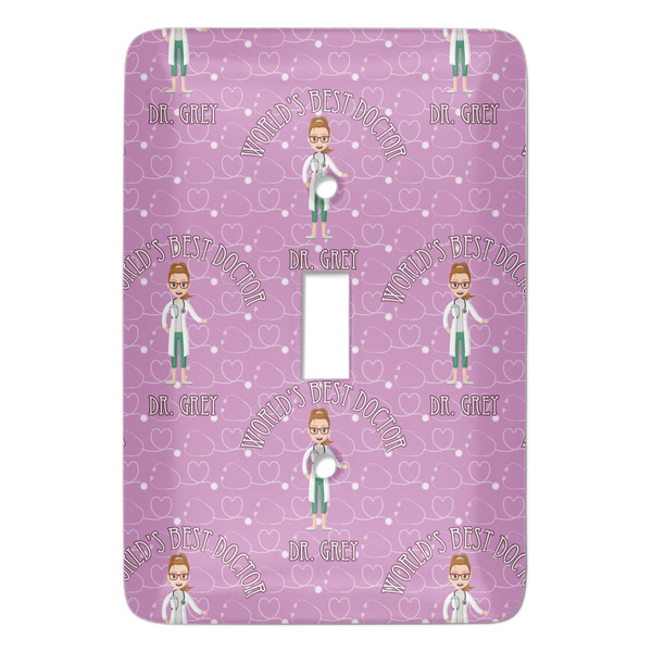 Custom Doctor Avatar Light Switch Cover (Personalized)