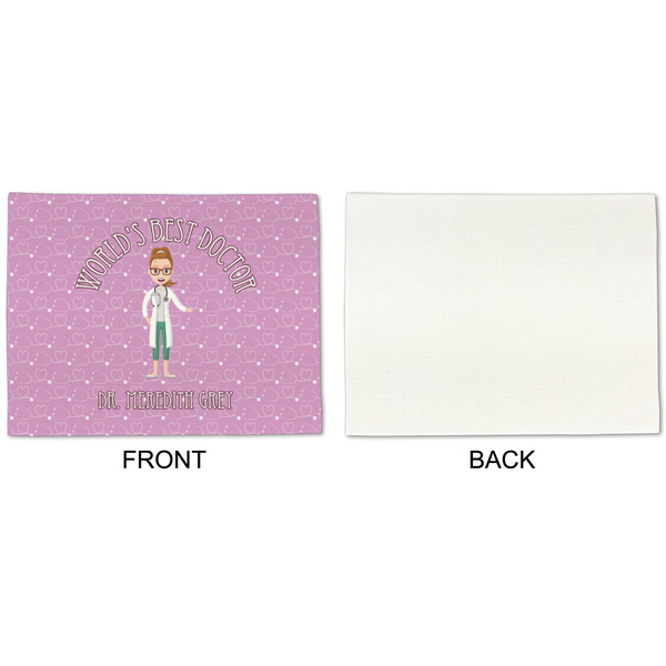 Doctor Avatar Linen Placemat - APPROVAL Single (single sided)
