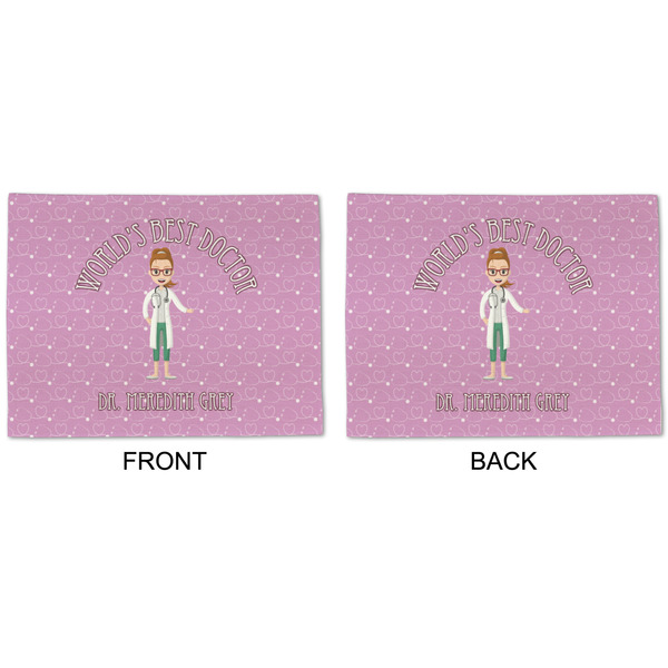 Doctor Avatar Linen Placemat - APPROVAL (double sided)