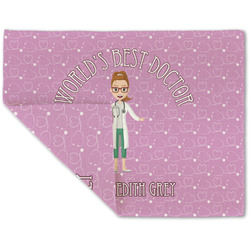 Doctor Avatar Double-Sided Linen Placemat - Single w/ Name or Text
