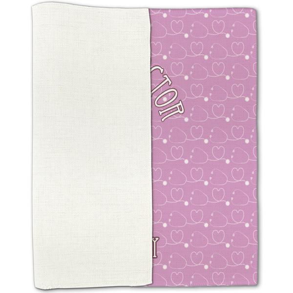 Doctor Avatar Linen Placemat - Folded Half