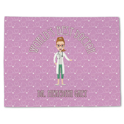 Doctor Avatar Single-Sided Linen Placemat - Single w/ Name or Text