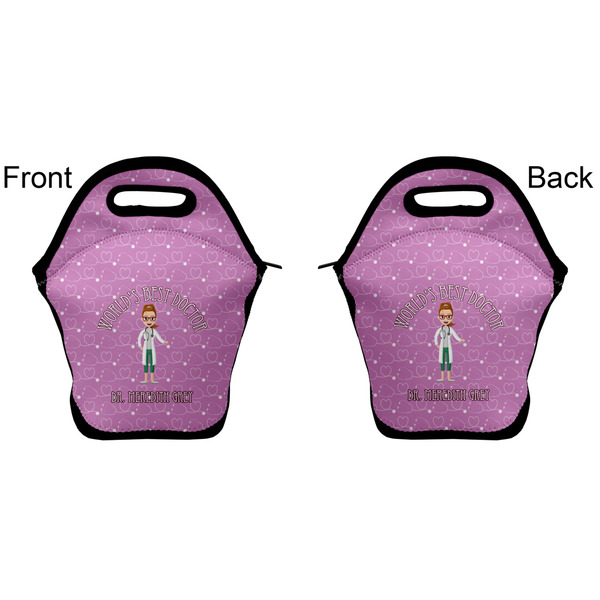 Doctor Avatar Lunch Bag - Front and Back