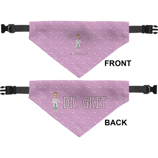 Doctor Avatar Medium Dog Bandana Approval