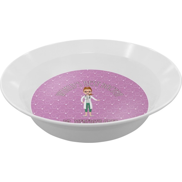 Custom Doctor Avatar Melamine Bowl - 12 oz (Personalized)