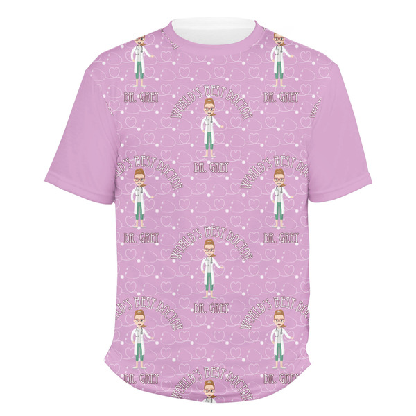 Custom Doctor Avatar Men's Crew T-Shirt - Medium (Personalized)