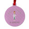 Doctor Avatar Metal Ball Ornament - Double Sided w/ Name or Text