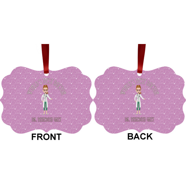 Doctor Avatar Metal Benilux Ornament - Front and Back (APPROVAL)