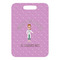 Doctor Avatar Metal Luggage Tag - Front Without Strap