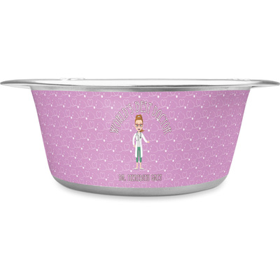Doctor Avatar Stainless Steel Dog Bowl (Personalized)
