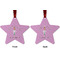 Doctor Avatar Metal Star Ornament - Front and Back