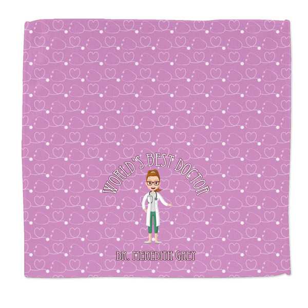 Custom Doctor Avatar Microfiber Dish Rag (Personalized)