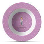Doctor Avatar Plastic Bowl - Microwave Safe - Composite Polymer (Personalized)