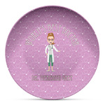 Doctor Avatar Microwave Safe Plastic Plate - Composite Polymer (Personalized)