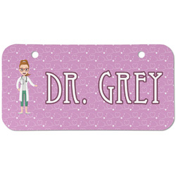 Doctor Avatar Mini/Bicycle License Plate (2 Holes) (Personalized)