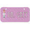 Doctor Avatar Mini/Bicycle License Plate (2 Holes) (Personalized)