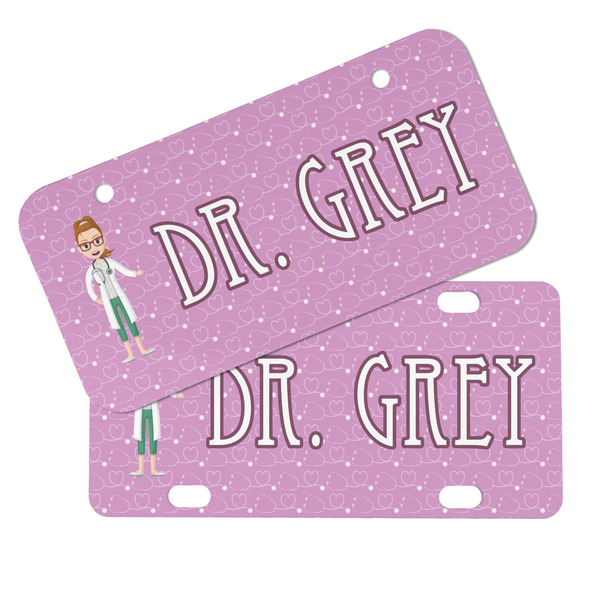 Doctor Avatar Mini License Plates - MAIN (4 and 2 Holes)