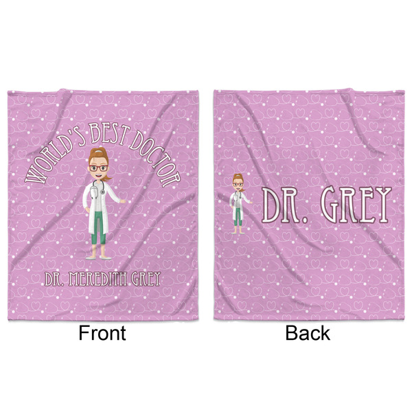 Doctor Avatar Minky Blanket - 50"x60" - Double Sided - Front & Back