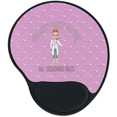 Doctor Avatar Mouse Pad with Wrist Support