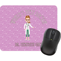 Doctor Avatar Rectangular Mouse Pad (Personalized)
