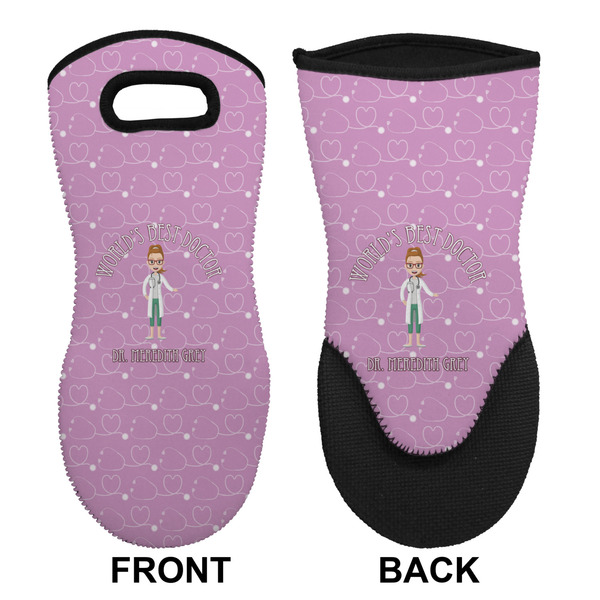 Doctor Avatar Neoprene Oven Mitt (Front & Back)